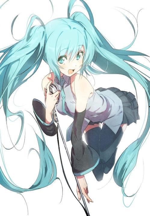 初音未来二次元图片,二次元世界的音乐精灵